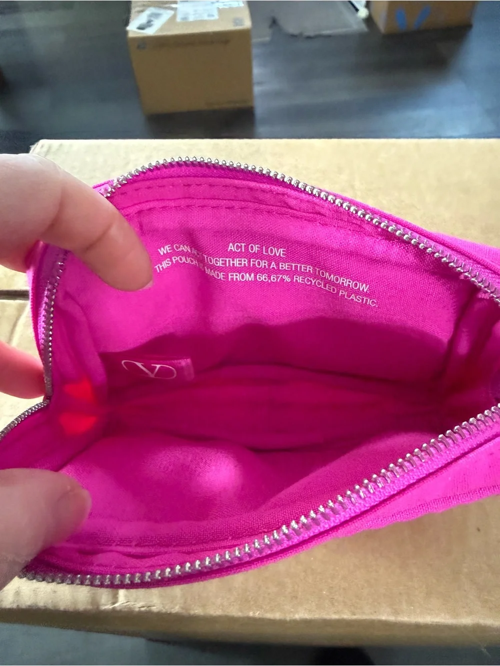 Valentino small cosmetic bag